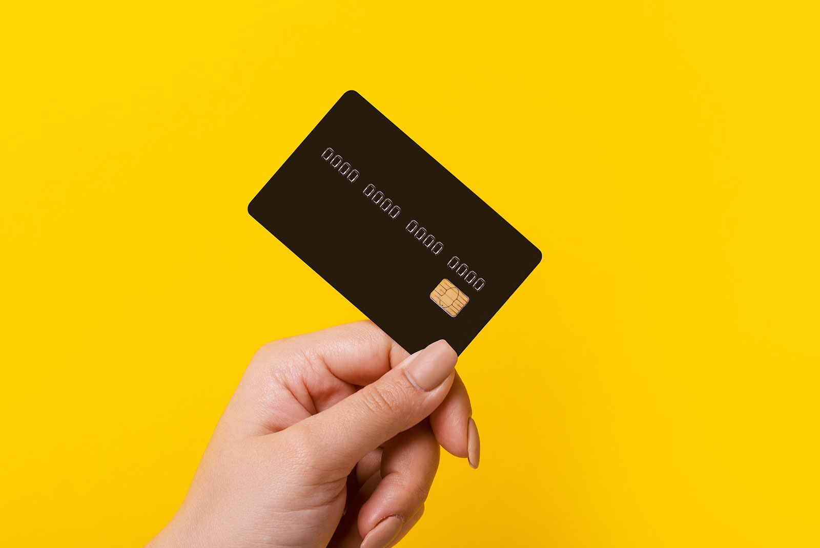 close up of credit card